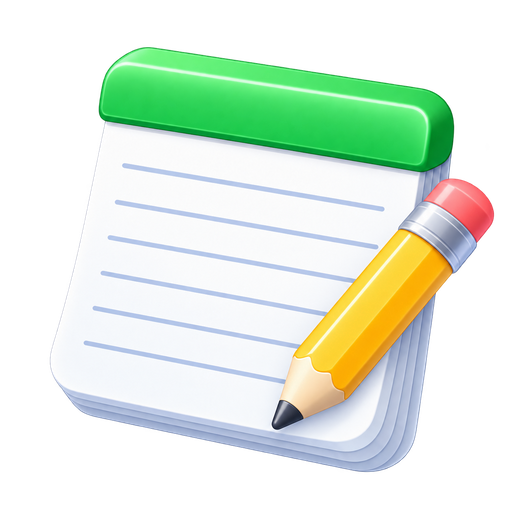 Ícono de Pilot Editor: libreta y lápiz